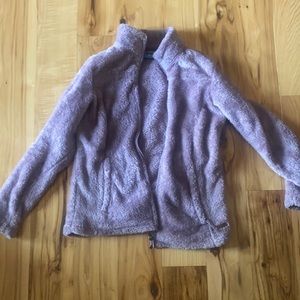 Fuzzy pink/purple jacket